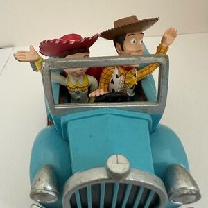 Disney Toy Story Woody and Jessie Blue Toy Car NWOT